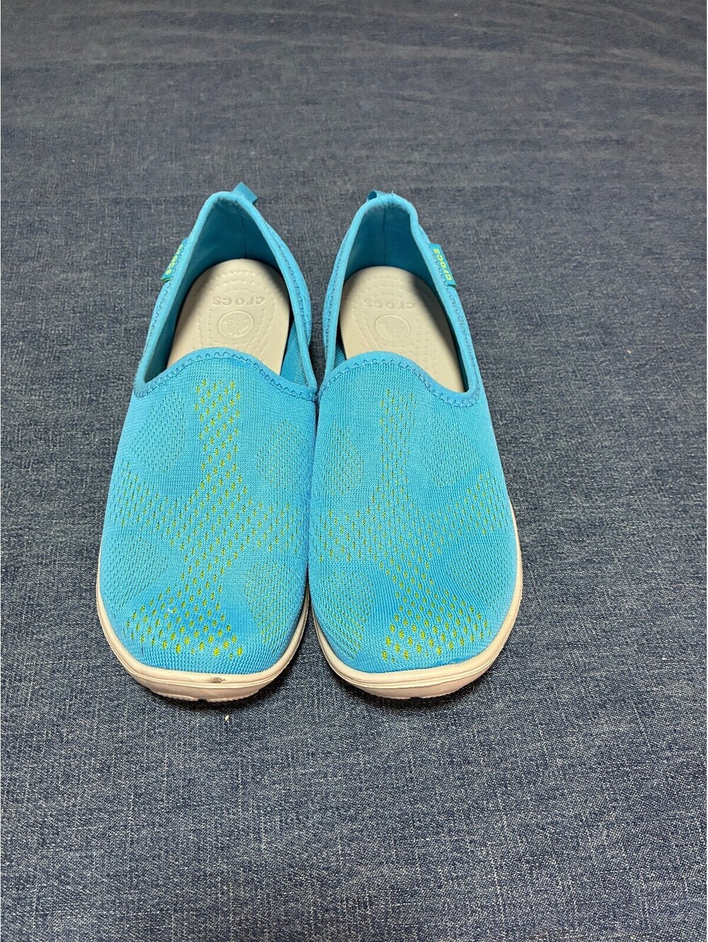 NWOT Women's Crocs Busy Day Duet slip ons size 8 lightweight athleisure